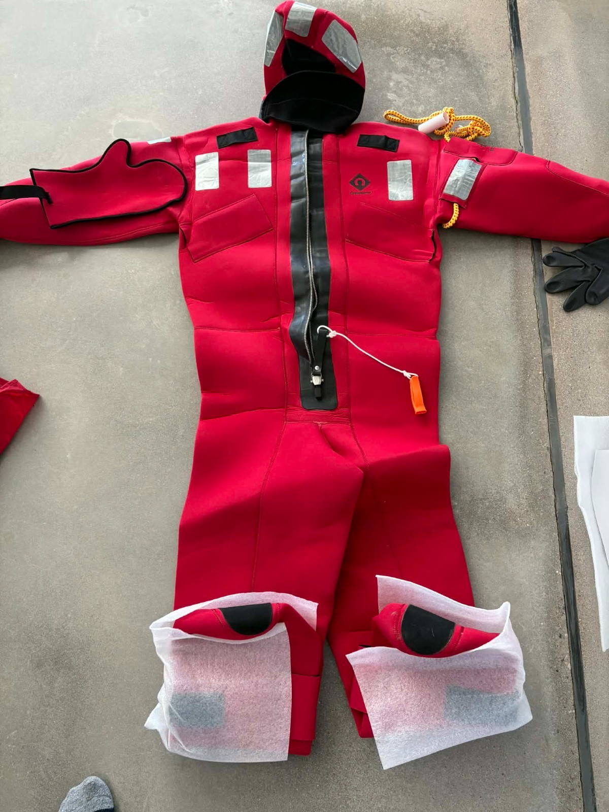 Crewsaver Neoprene Abandonment Immersion Suit / Dry Suit System