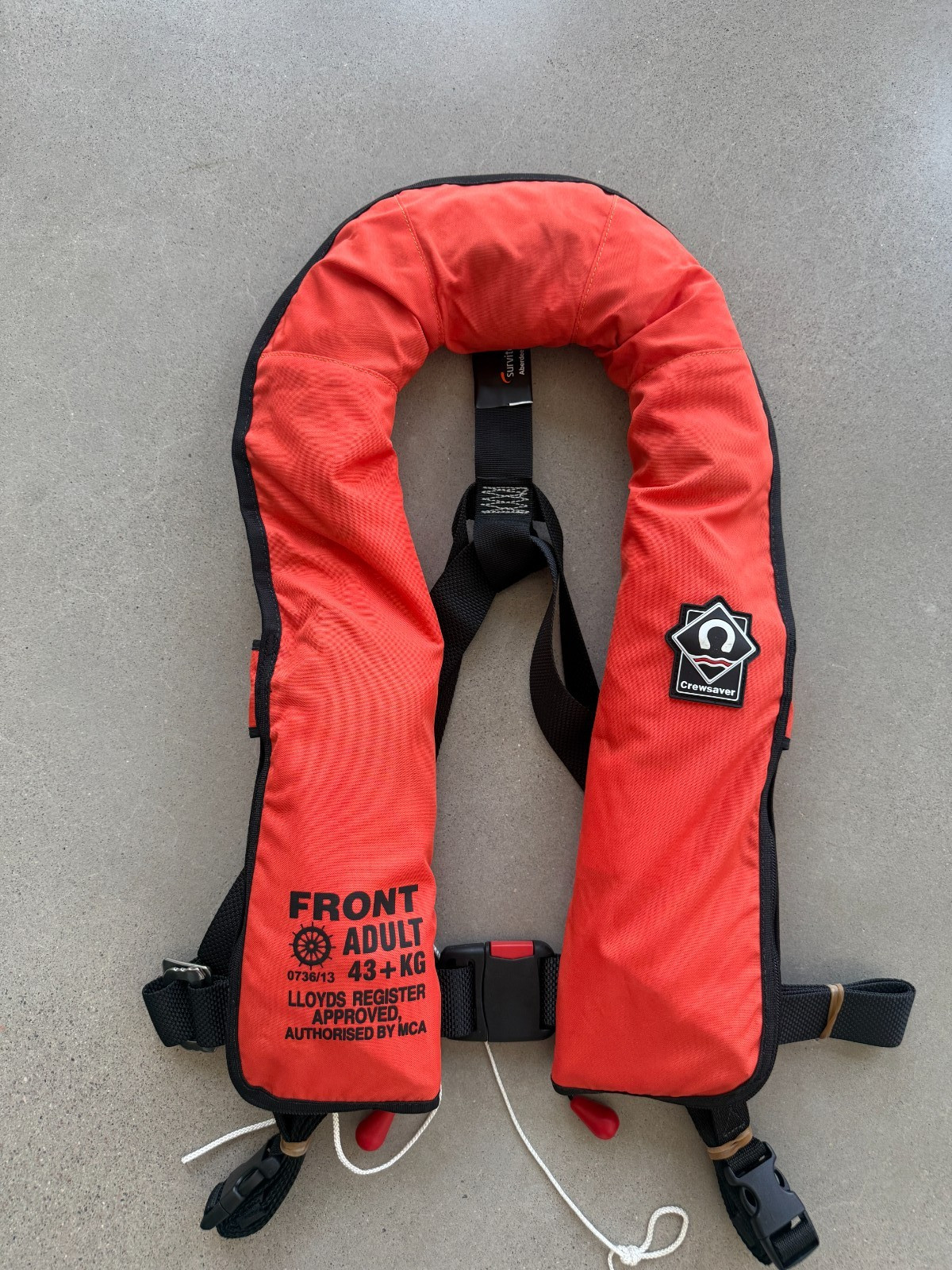 Crewsaver 275N Inflatable Lifejacket — Adult 43kg+